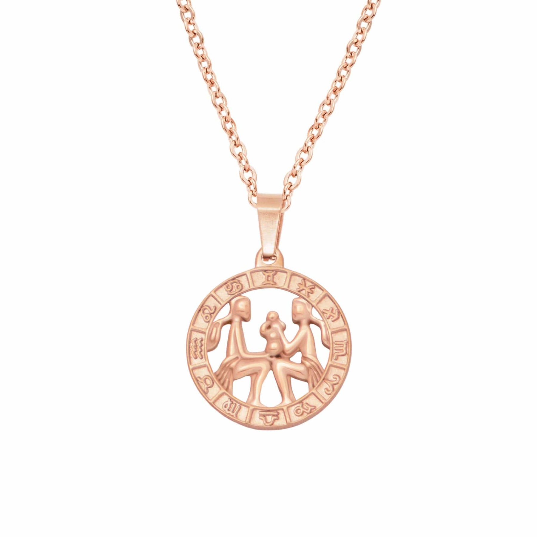 Bohomoon Stainless Steel Classic Zodiac Necklace