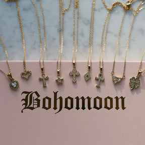 BohoMoon Stainless Steel Clover Necklace