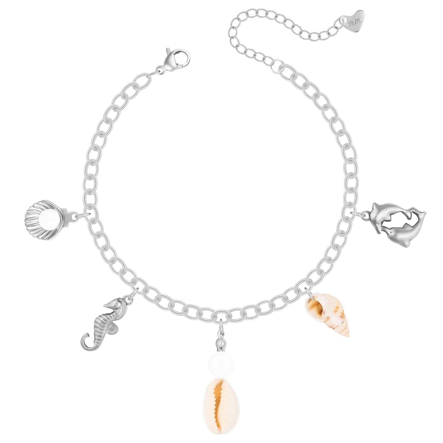 Bohomoon Stainless Steel Coast Pearl Anklet