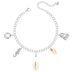 Bohomoon Stainless Steel Coast Pearl Anklet