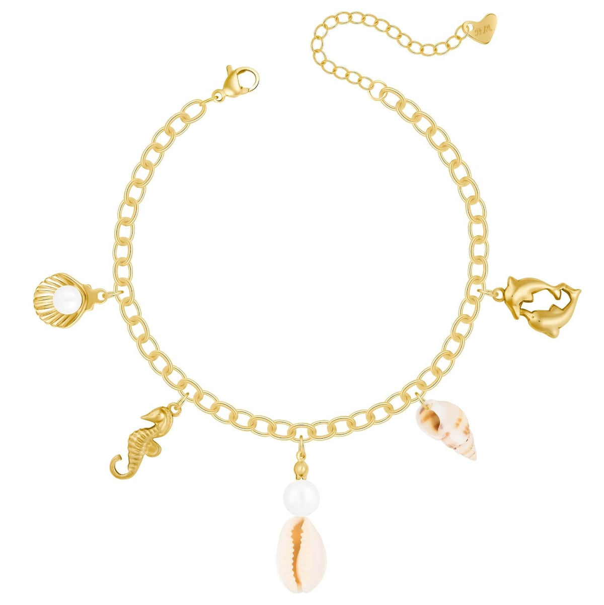 Bohomoon Stainless Steel Coast Pearl Anklet
