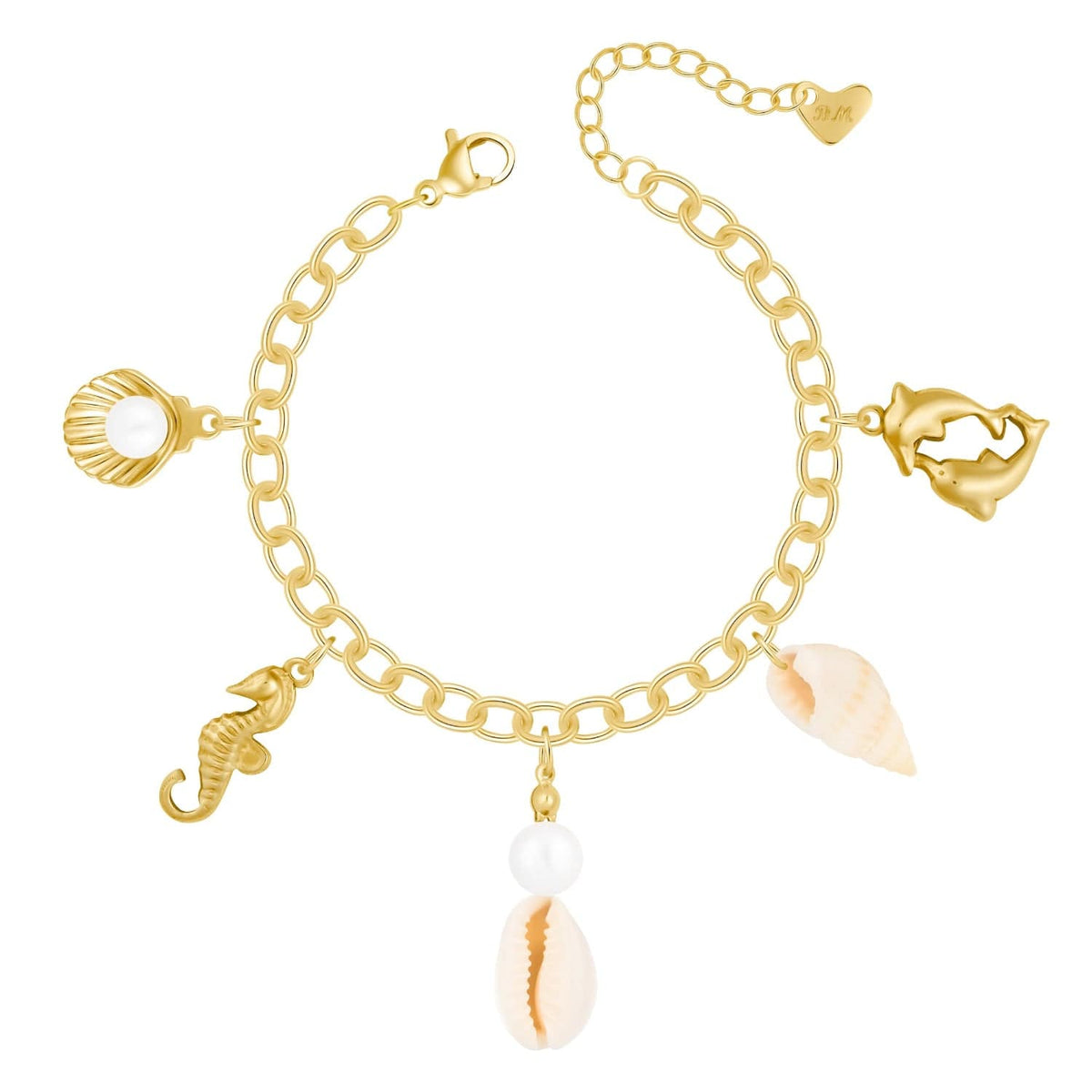 Bohomoon Stainless Steel Coast Pearl Bracelet