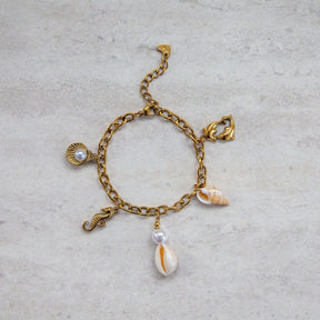 Bohomoon Stainless Steel Coast Pearl Bracelet