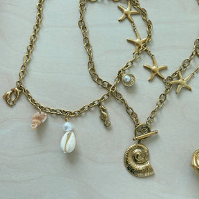 Bohomoon Stainless Steel Coast Pearl Necklace