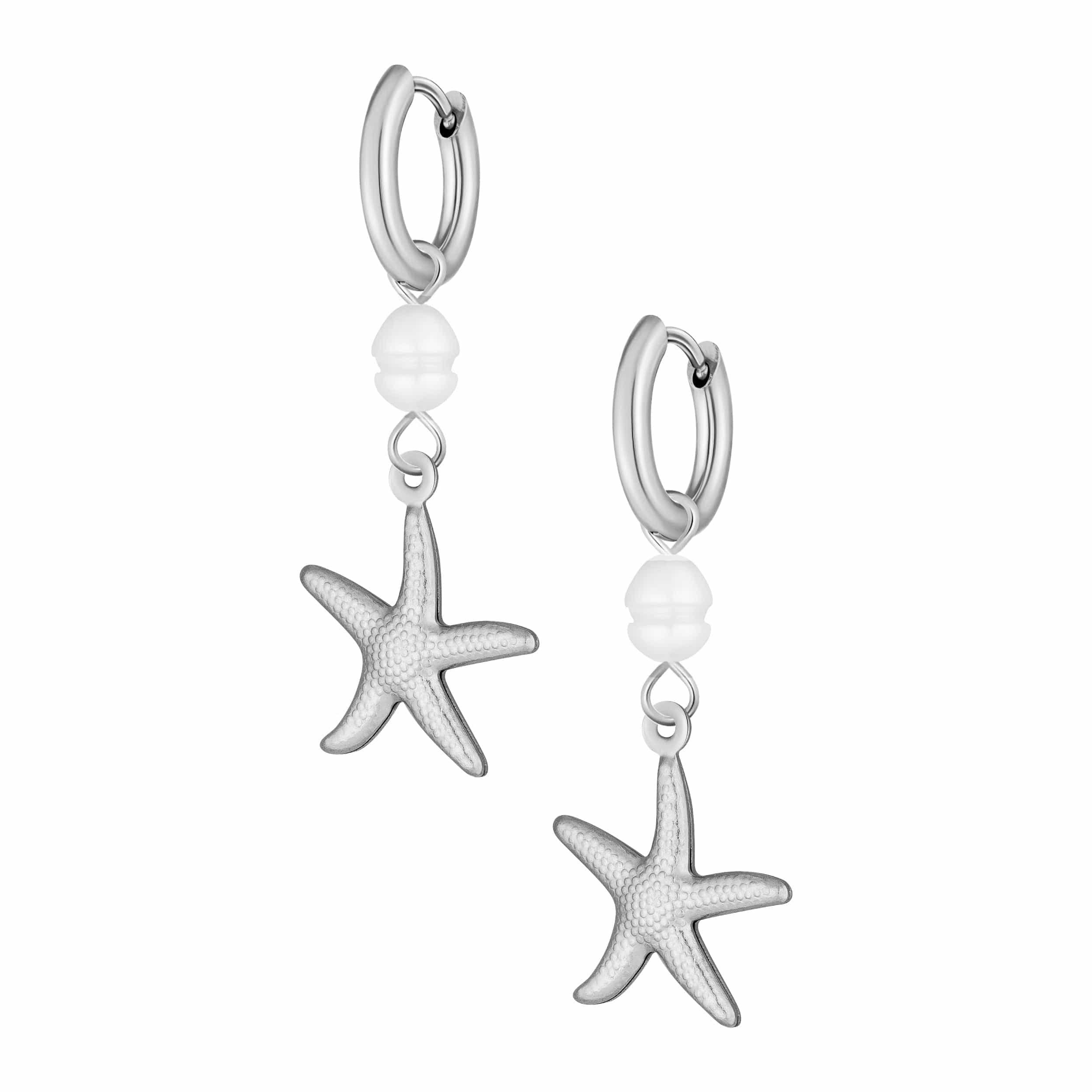 Bohomoon Stainless Steel Colleen Starfish Hoop Earrings