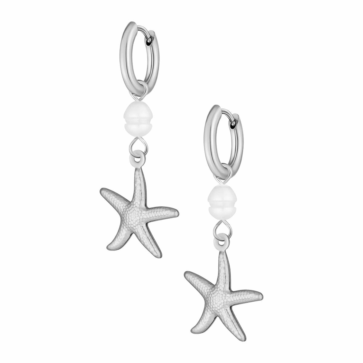 Bohomoon Stainless Steel Colleen Starfish Hoop Earrings