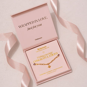 Bohomoon Stainless Steel Congratulations Bracelet