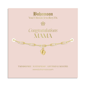 Bohomoon Stainless Steel Congratulations Mama Bracelet