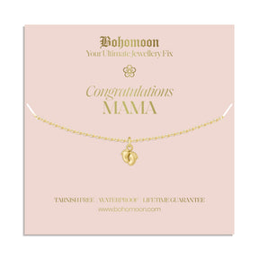 Bohomoon Stainless Steel Congratulations Mama Necklace
