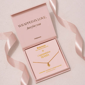 Bohomoon Stainless Steel Congratulations Mama Necklace