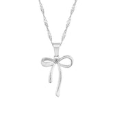 Bohomoon Stainless Steel Cora Bow Necklace