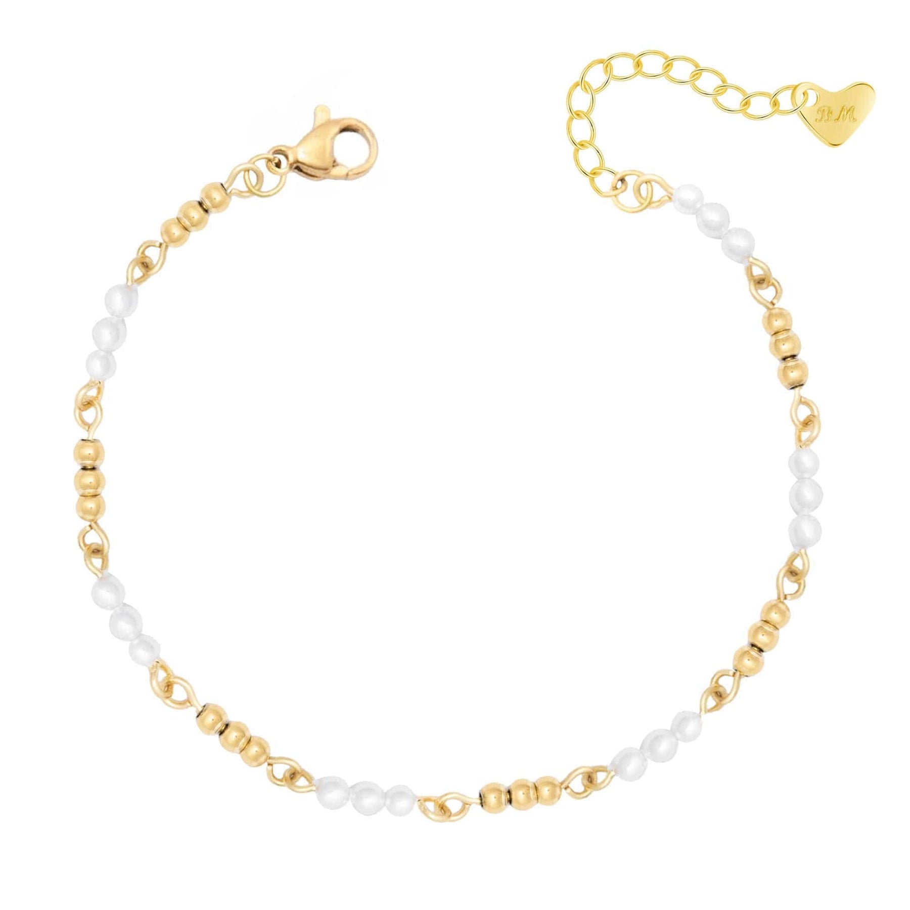 Bohomoon Stainless Steel Cosmo Pearl Bracelet