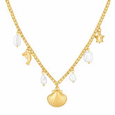 Bohomoon Stainless Steel Cove Pearl Necklace