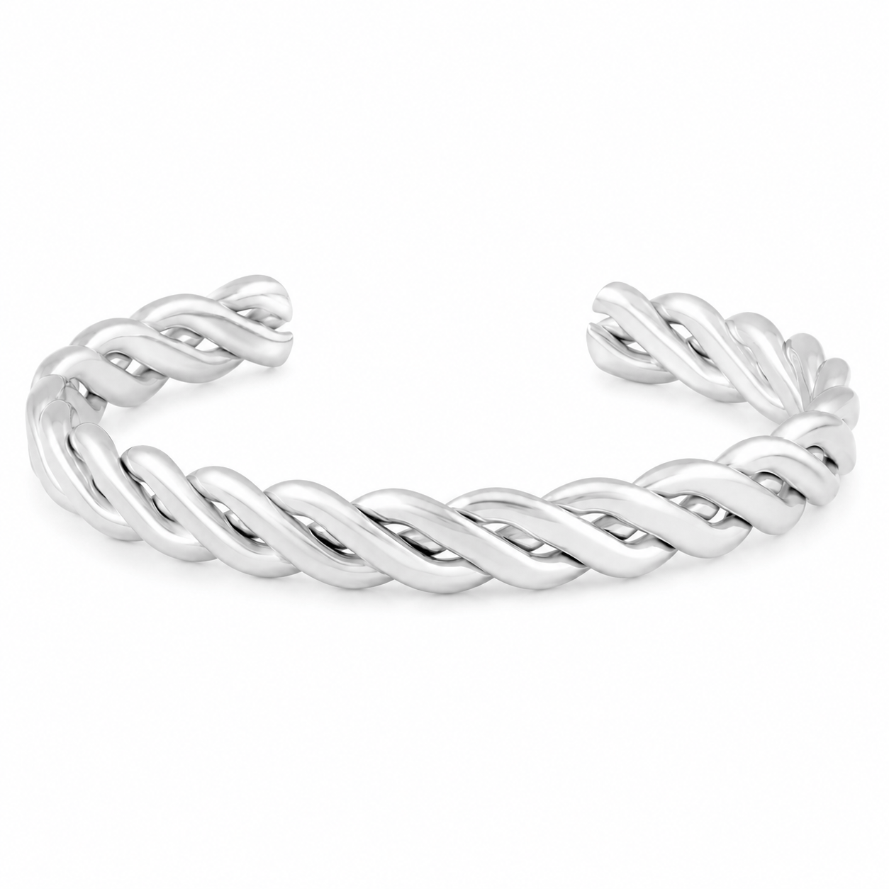 Bohomoon Stainless Steel Crete Cuff Bracelet