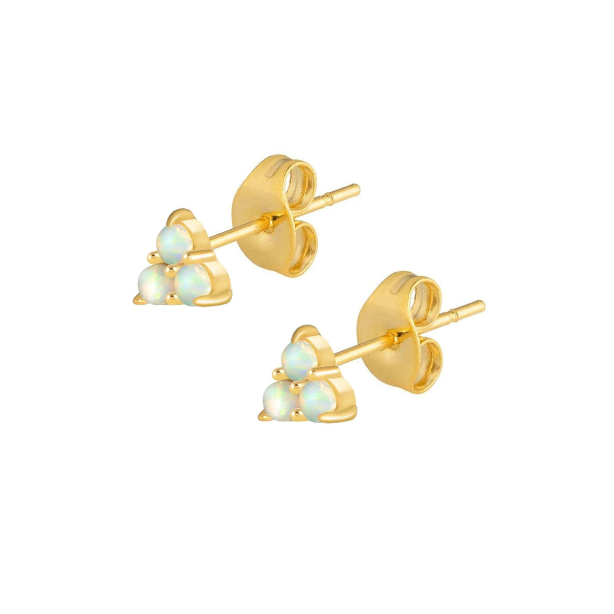 BOHOMOON Stainless Steel Crux Opal Stud Earrings Gold