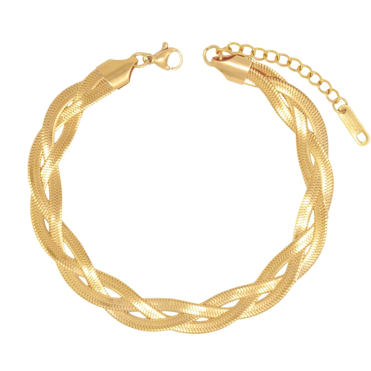 BohoMoon Stainless Steel Dahlia Bracelet Gold