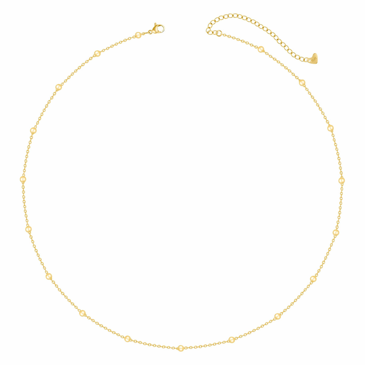 Bohomoon Stainless Steel Dainty Ball Belly Chain