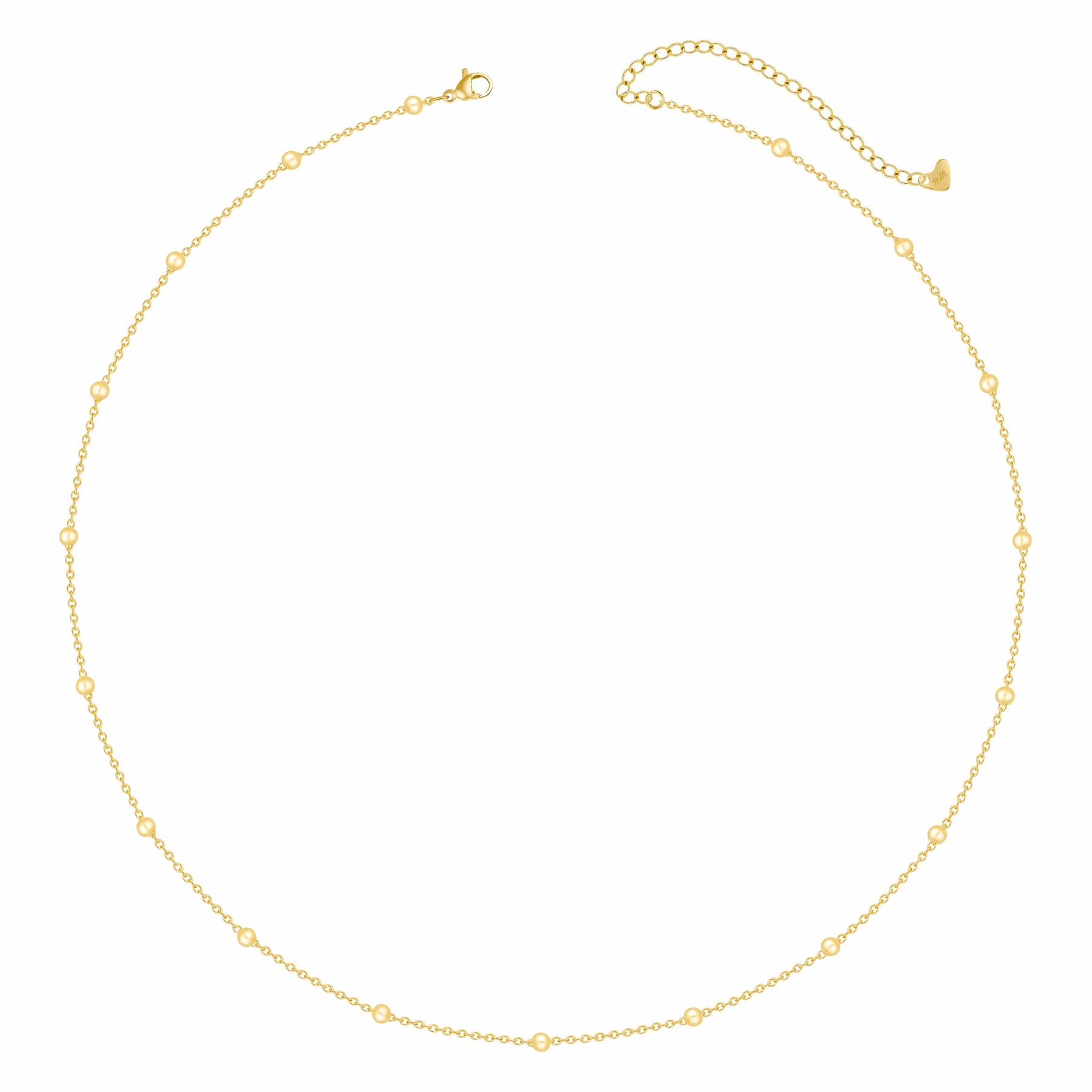 Bohomoon Stainless Steel Dainty Ball Belly Chain