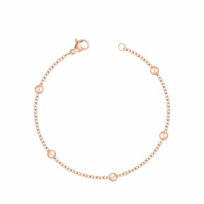 Bohomoon Stainless Steel Dainty Ball Bracelet