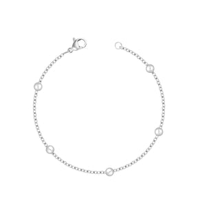 Bohomoon Stainless Steel Dainty Ball Bracelet