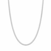 BohoMoon Stainless Steel Dainty Herringbone Choker / Necklace Silver / Necklace