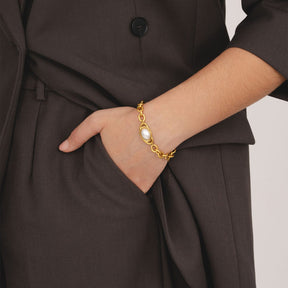 Bohomoon Stainless Steel Danica Pearl Bracelet