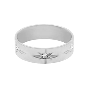BohoMoon Stainless Steel Daphne Ring Silver / US 4 / UK H / EUR 46 / (xxsmall)