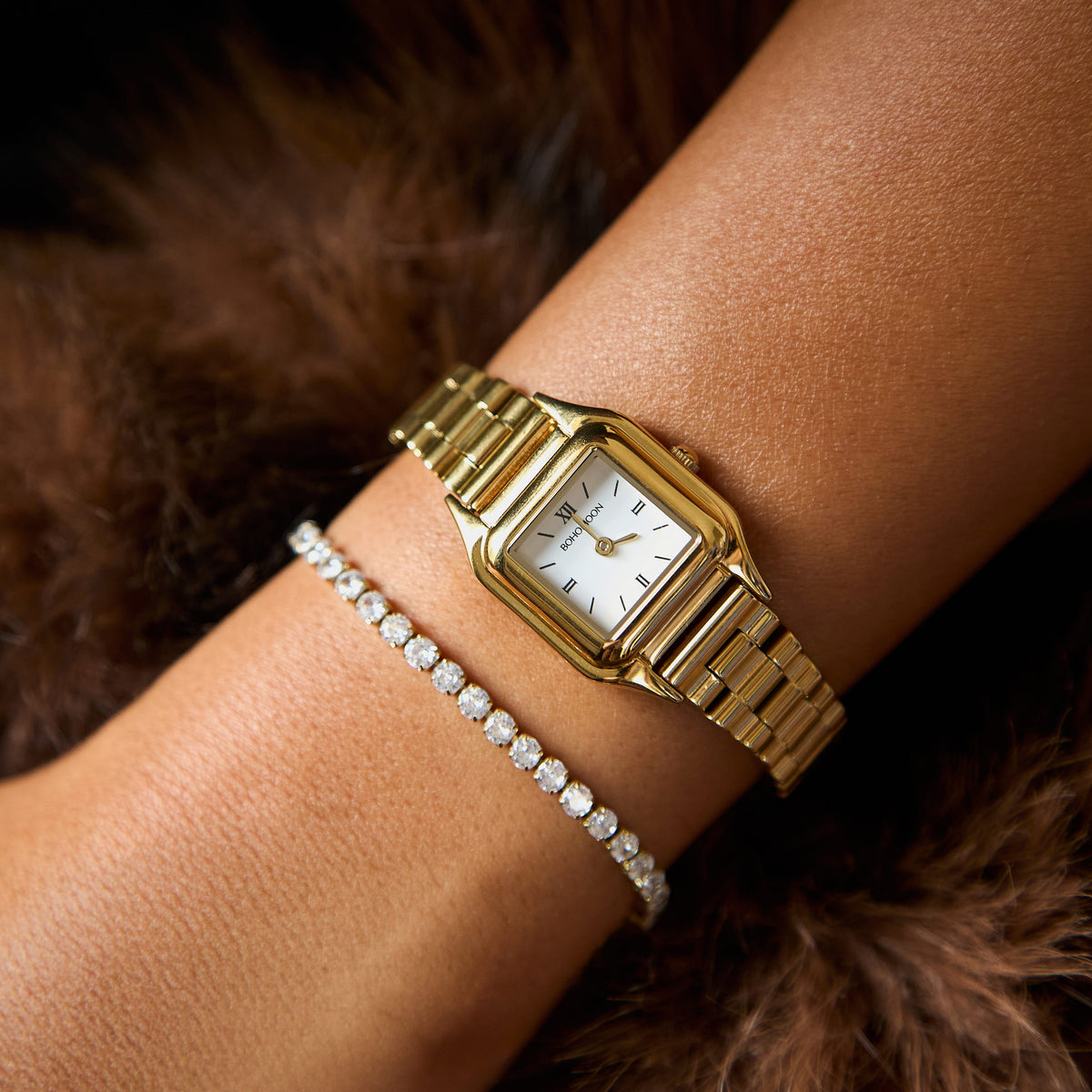 Bohomoon Stainless Steel Daphne Watch - Gold