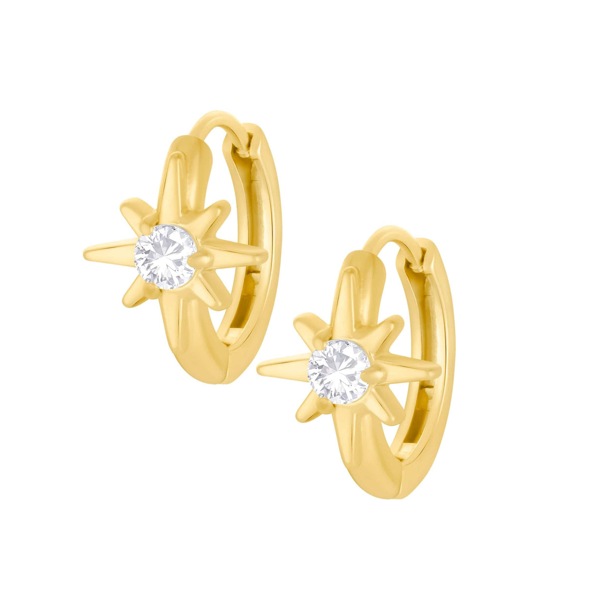 Bohomoon Stainless Steel Deceive Hoop Earrings