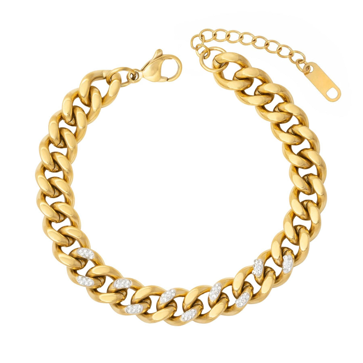 BohoMoon Stainless Steel Demi Bracelet Gold