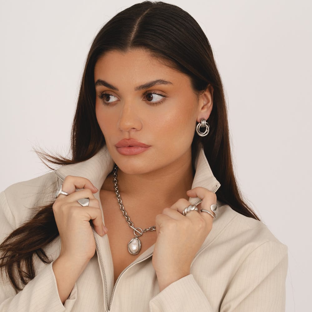 Bohomoon Stainless Steel Demi Ring