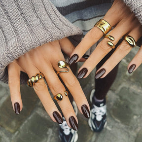 Bohomoon Stainless Steel Demi Ring