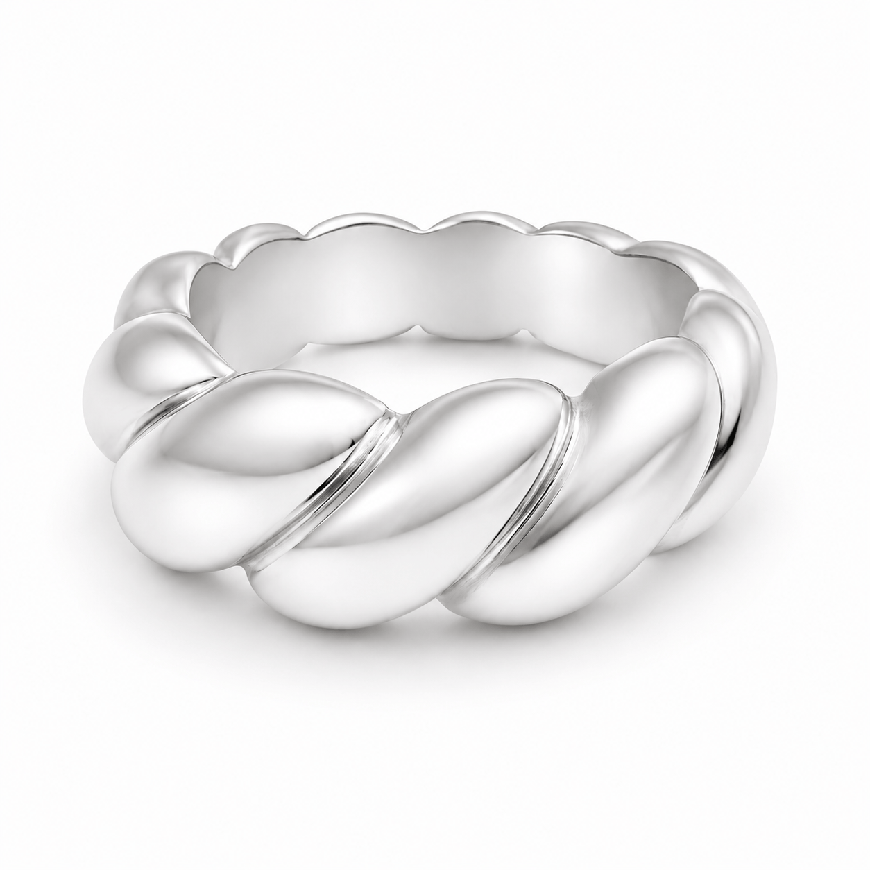 Bohomoon Stainless Steel Demi Ring