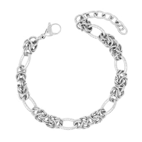 BohoMoon Stainless Steel Dina Bracelet Silver