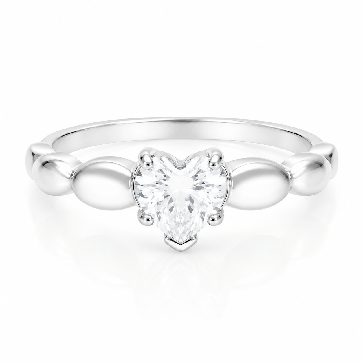 Bohomoon Stainless Steel Divine Heart Ring