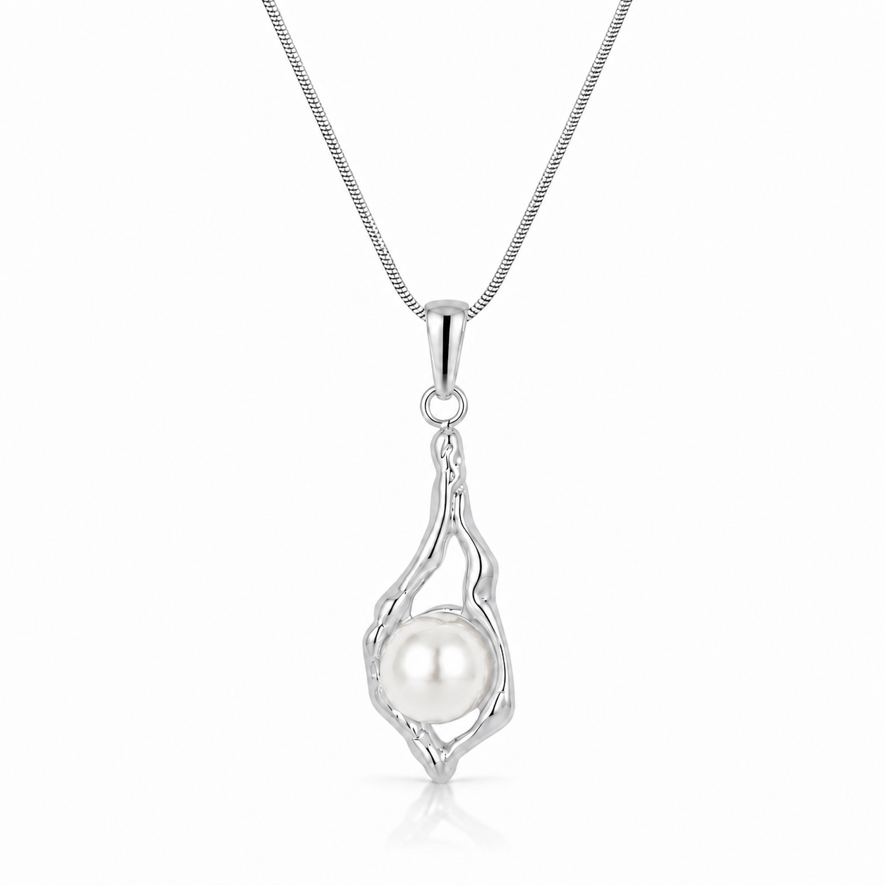 Bohomoon Stainless Steel Dune Pearl Necklace