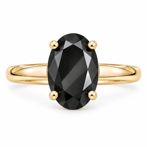 Bohomoon Stainless Steel Ebony Ring