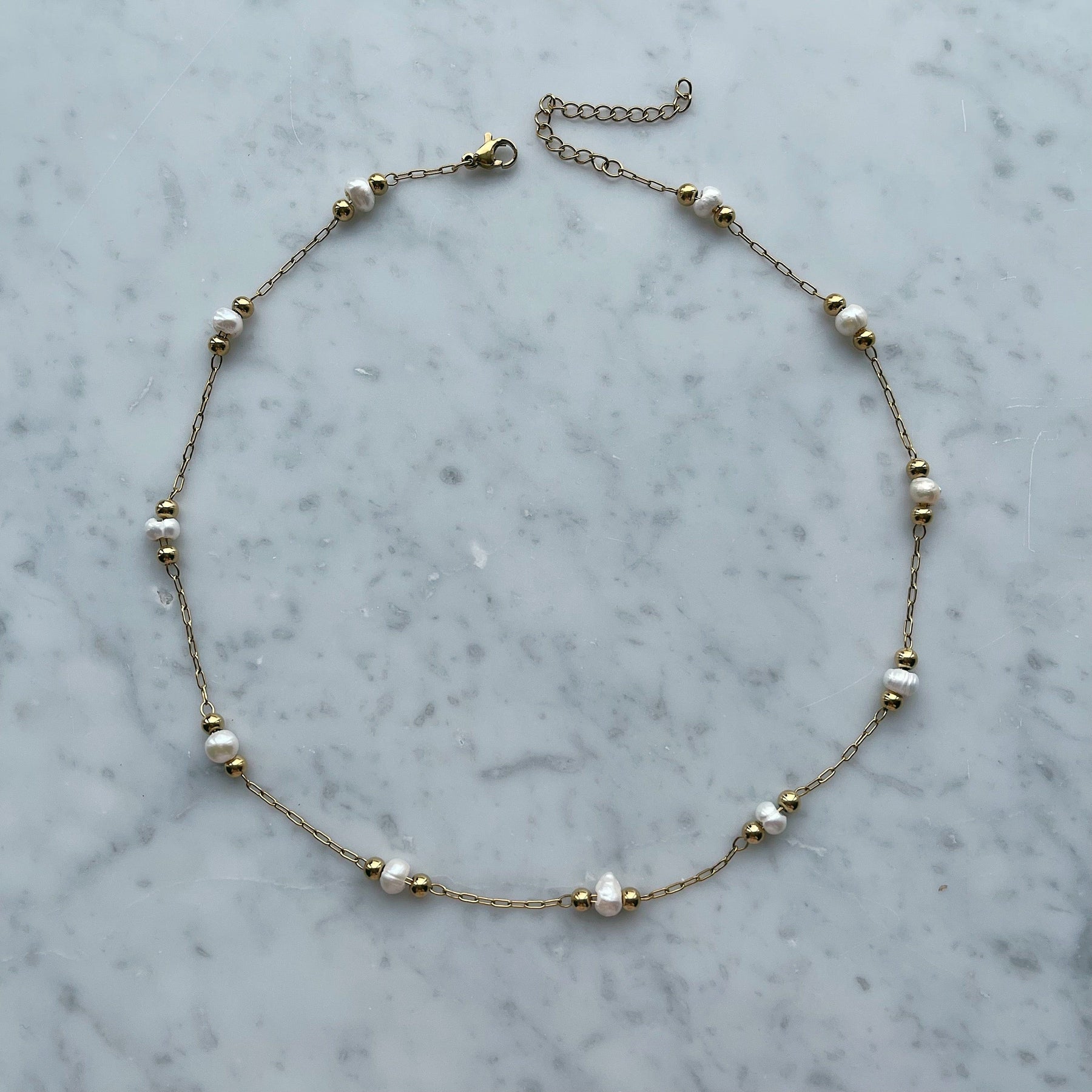 Bohomoon Stainless Steel Eden Pearl Necklace