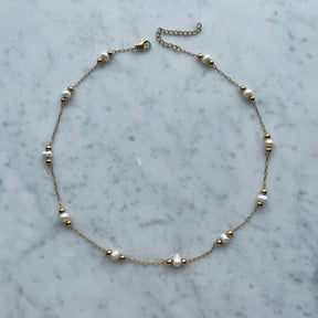 Bohomoon Stainless Steel Eden Pearl Necklace