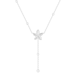 Bohomoon Stainless Steel Edith Starfish Lariat Necklace