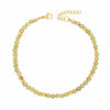 BohoMoon Stainless Steel Elsie Peridot Bracelet Gold