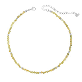 Bohomoon Stainless Steel Elsie Peridot Choker Necklace