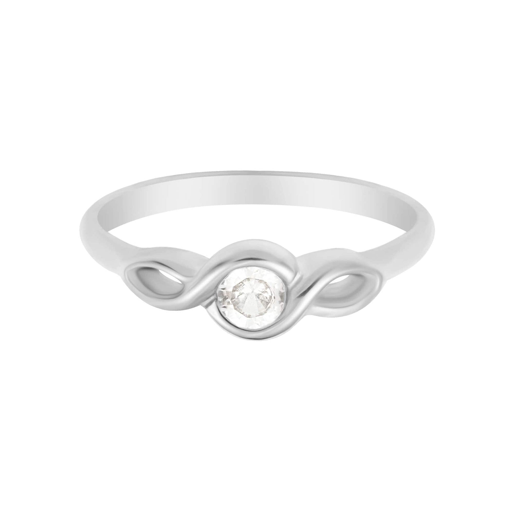 BohoMoon Stainless Steel Embrace Ring Silver / US 6 / UK L / EUR 51 (small)