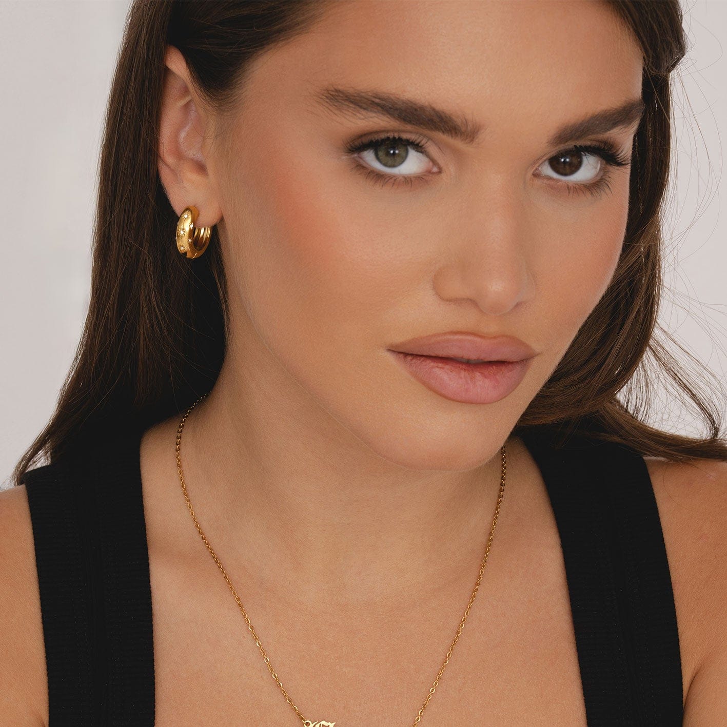 Bohomoon Stainless Steel Emmerson Hoop Earrings