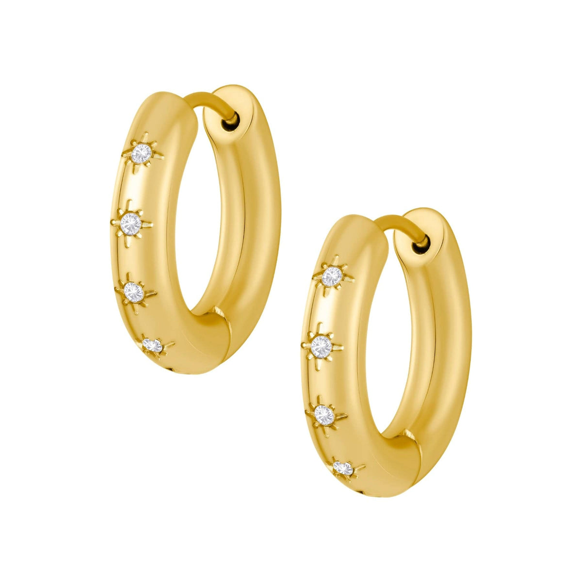 Bohomoon Stainless Steel Emmerson Hoop Earrings