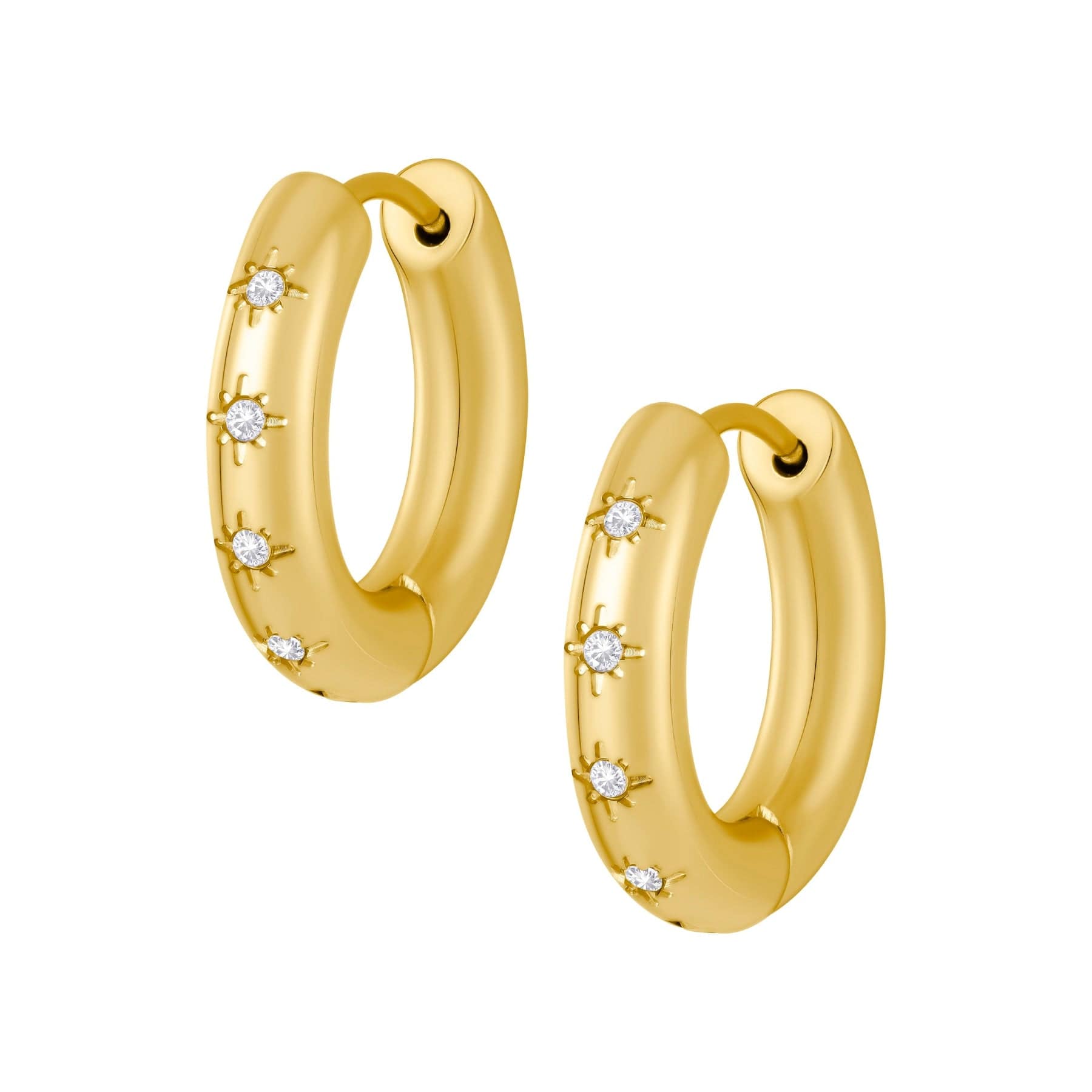 Bohomoon Stainless Steel Emmerson Hoop Earrings