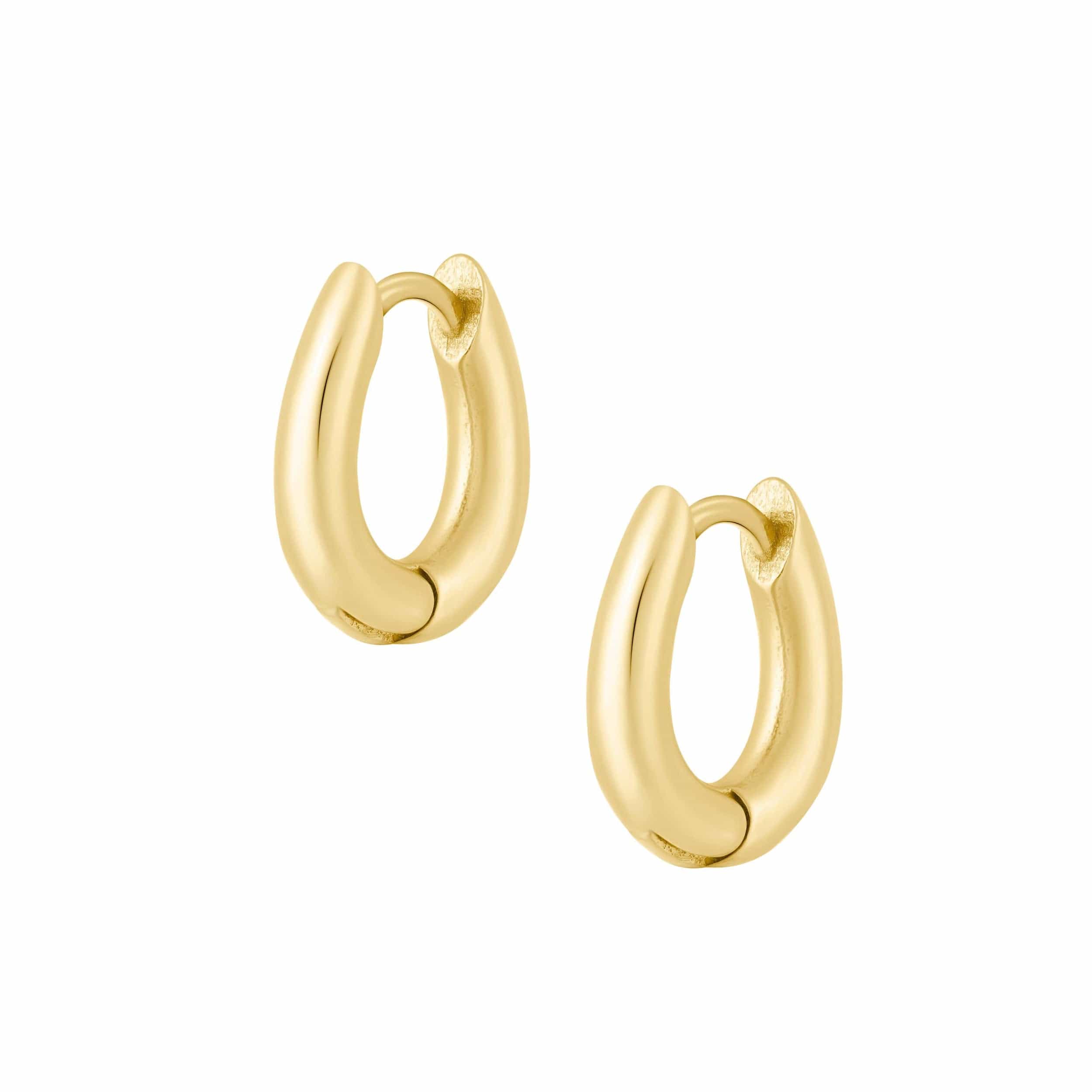 Bohomoon Stainless Steel Empire Hoop Earrings