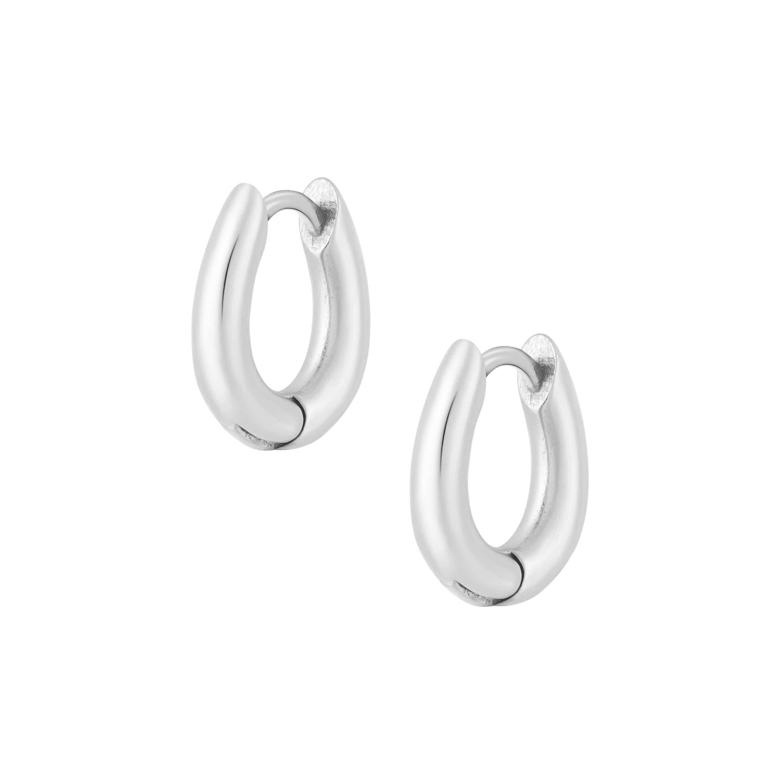 Bohomoon Stainless Steel Empire Hoop Earrings