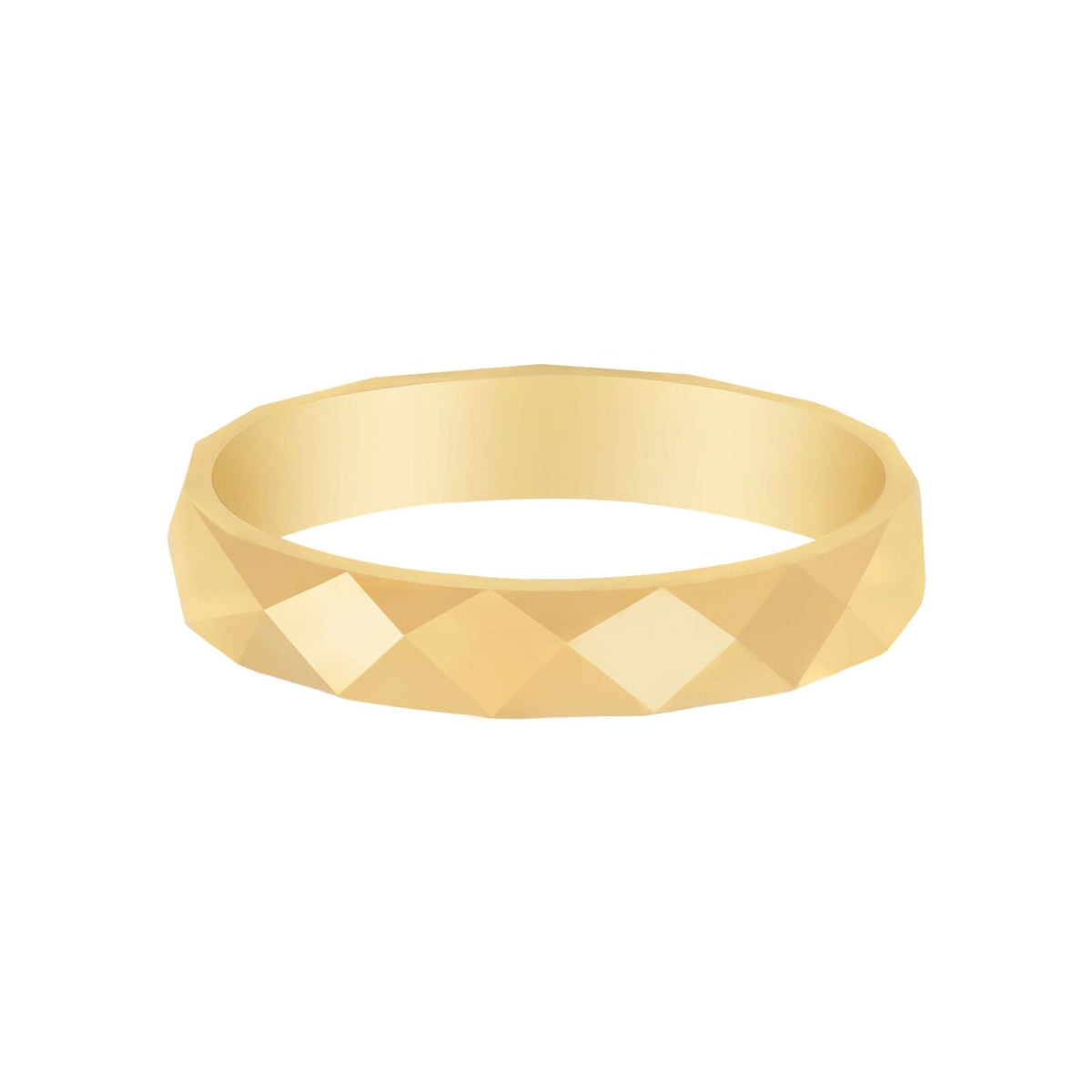 BohoMoon Stainless Steel Enlighten Ring Gold / US 4 / UK H / EUR 46 / (xxsmall)