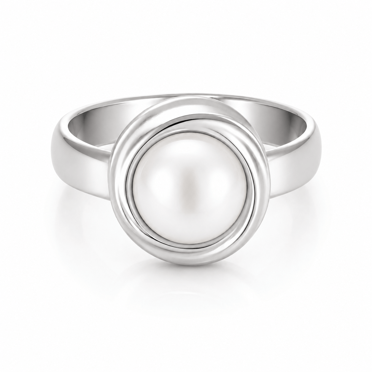 Bohomoon Stainless Steel Esme Pearl Ring